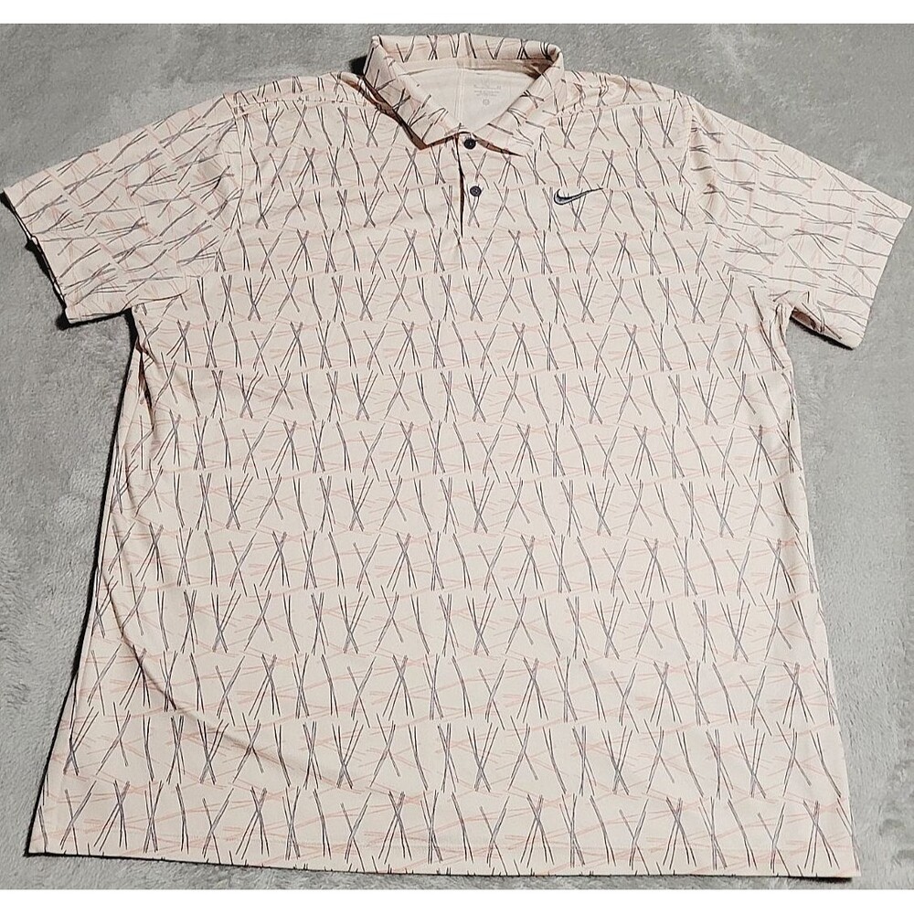 Nike Victory+ Men's Guava Ice Golf Polo FQ1134-838 2XL